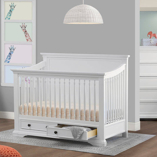 Sorelle Cribs White Sorelle Portico Storage Crib