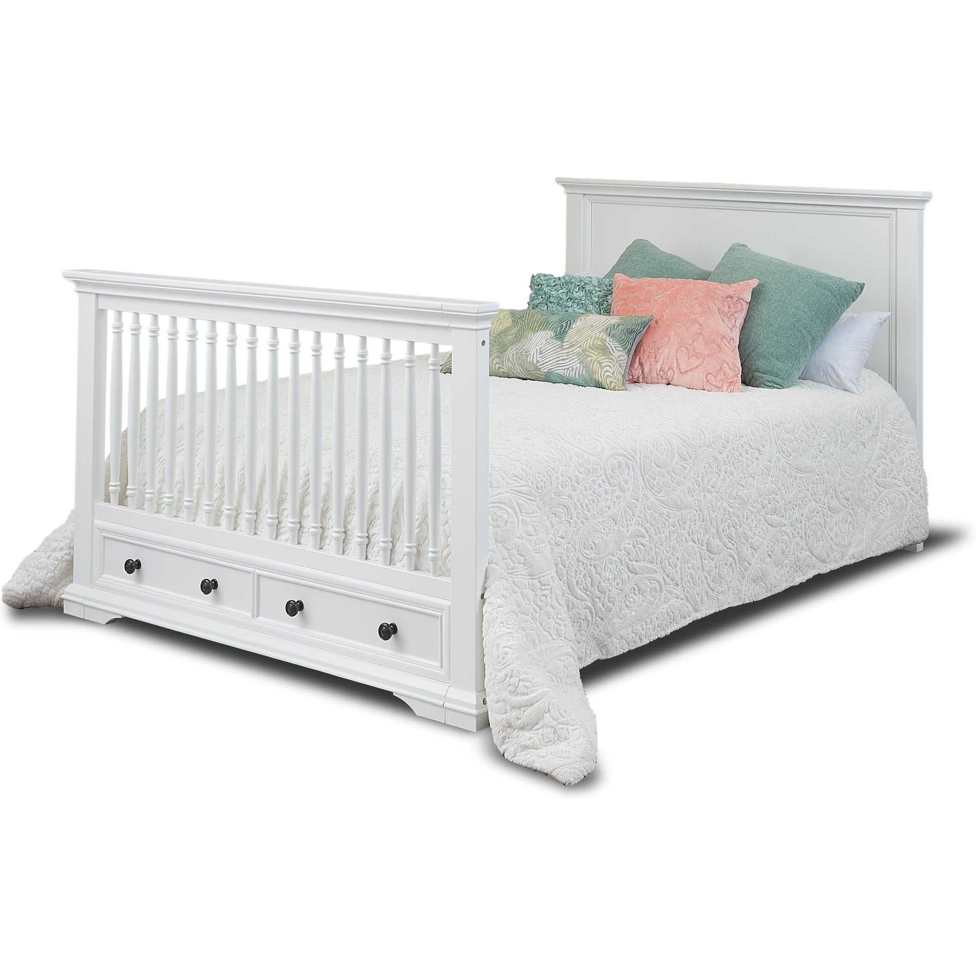 Sorelle Cribs White Sorelle Portico Storage Crib