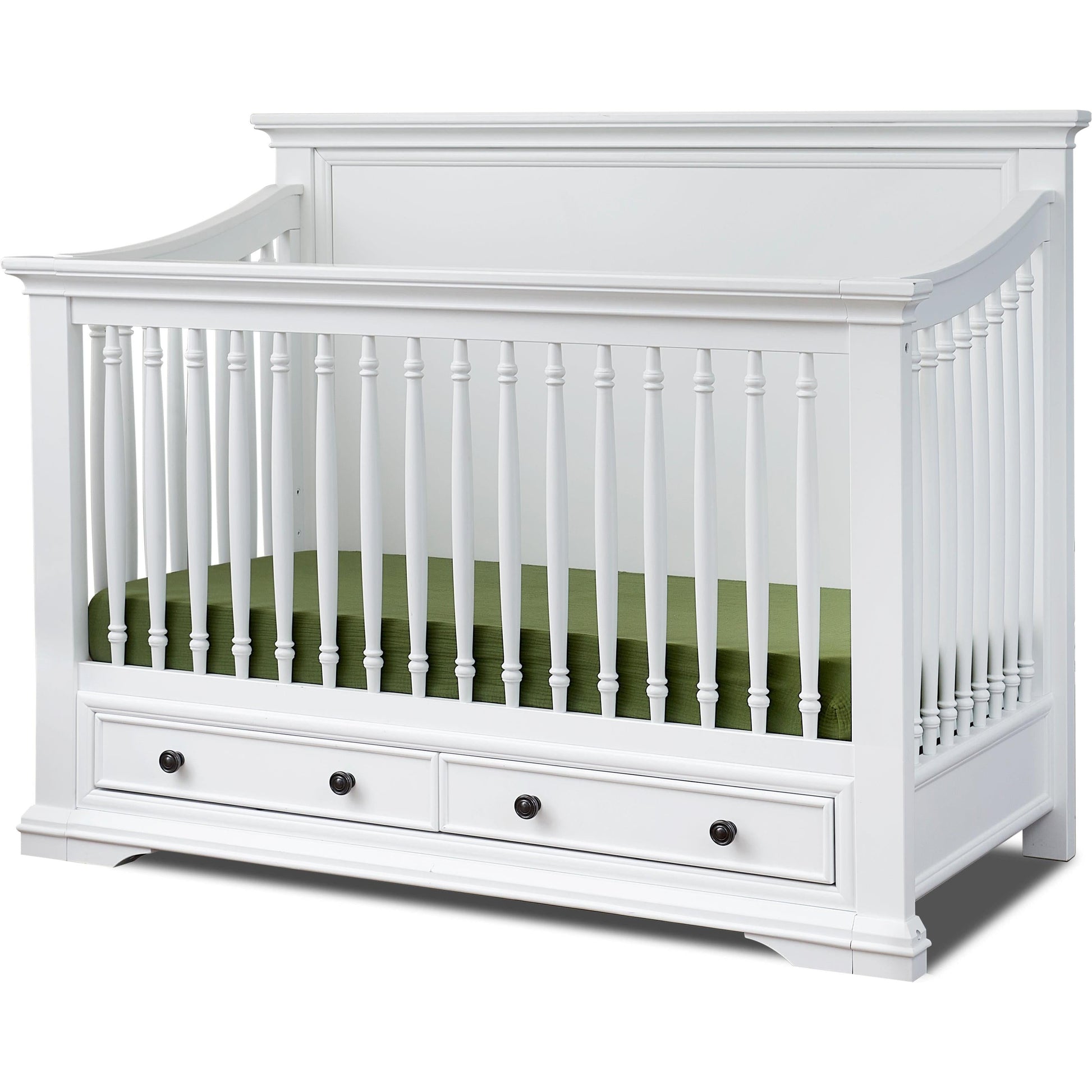 Sorelle Cribs White Sorelle Portico Storage Crib