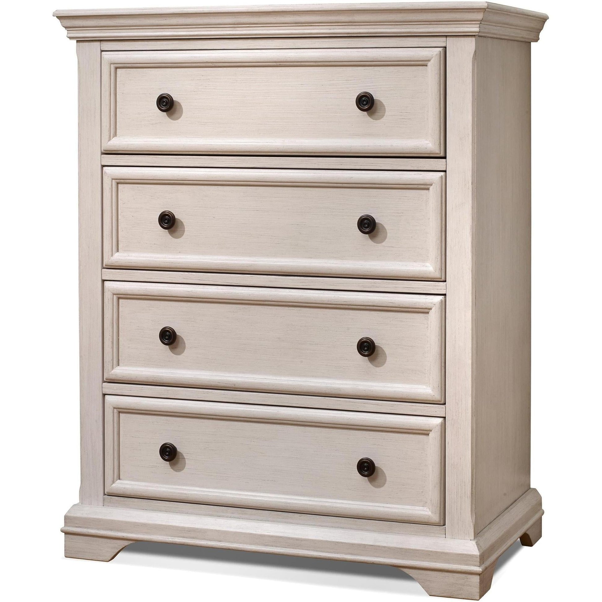 Sorelle Dressers Brushed Ivory Sorelle Portofino 4-Drawer Dresser