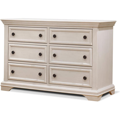 Sorelle Furniture Brushed Ivory Sorelle Portofino Double Dresser