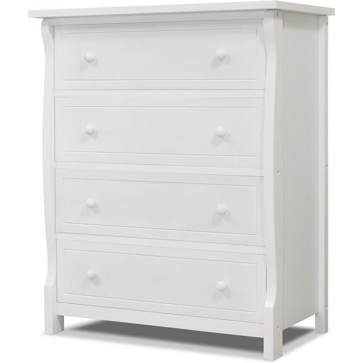 Sorelle Dressers White Sorelle Princeton Elite 4 Drawer Dresser