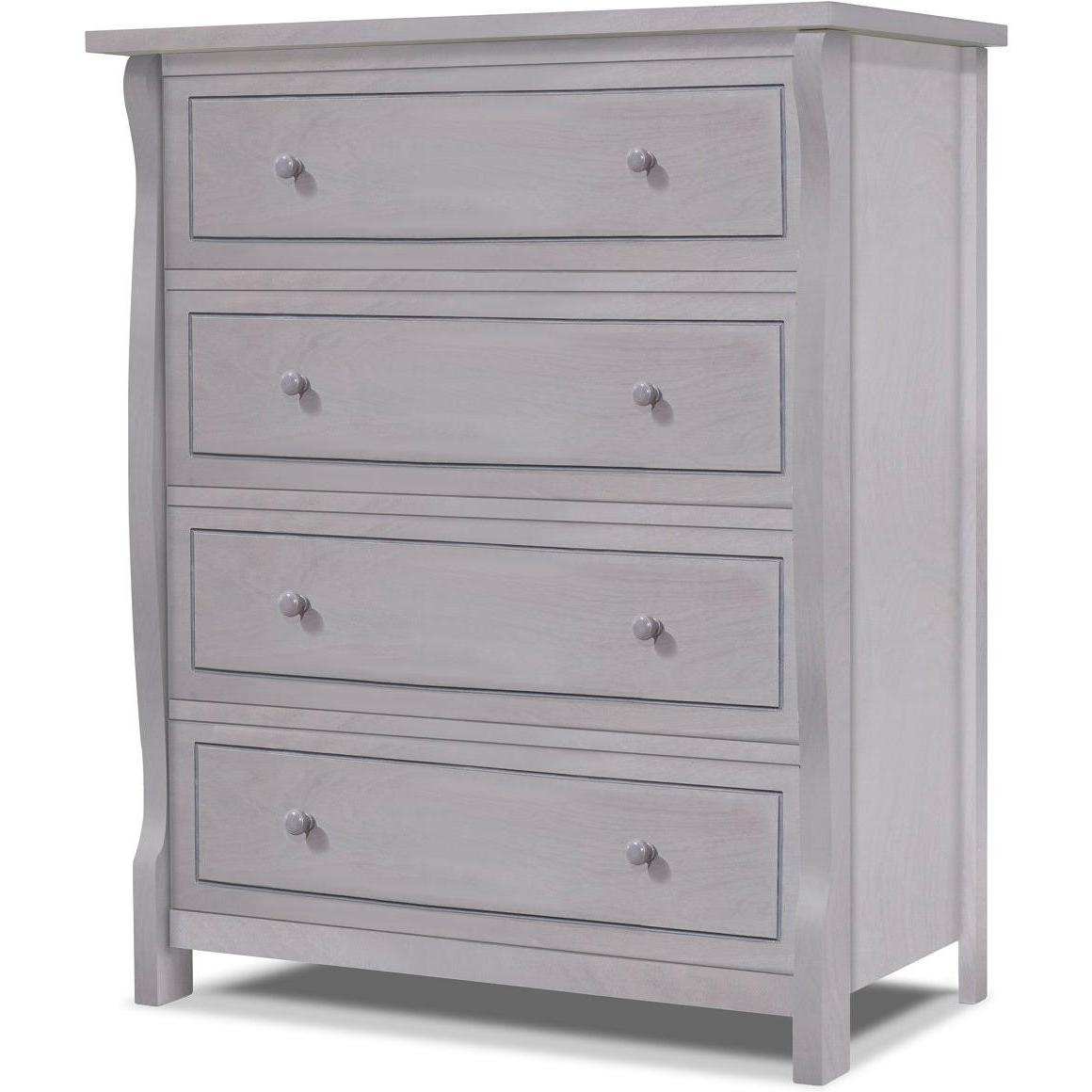 Sorelle Dressers Weathered Gray Sorelle Princeton Elite 4 Drawer Dresser
