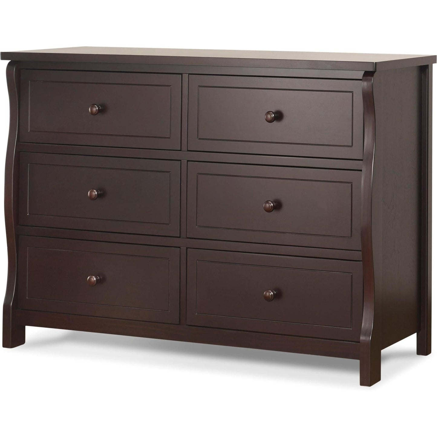 Sorelle Dressers Espresso Sorelle Princeton Elite Double Dresser