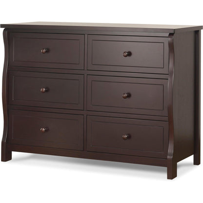 Sorelle Dressers Espresso Sorelle Princeton Elite Double Dresser