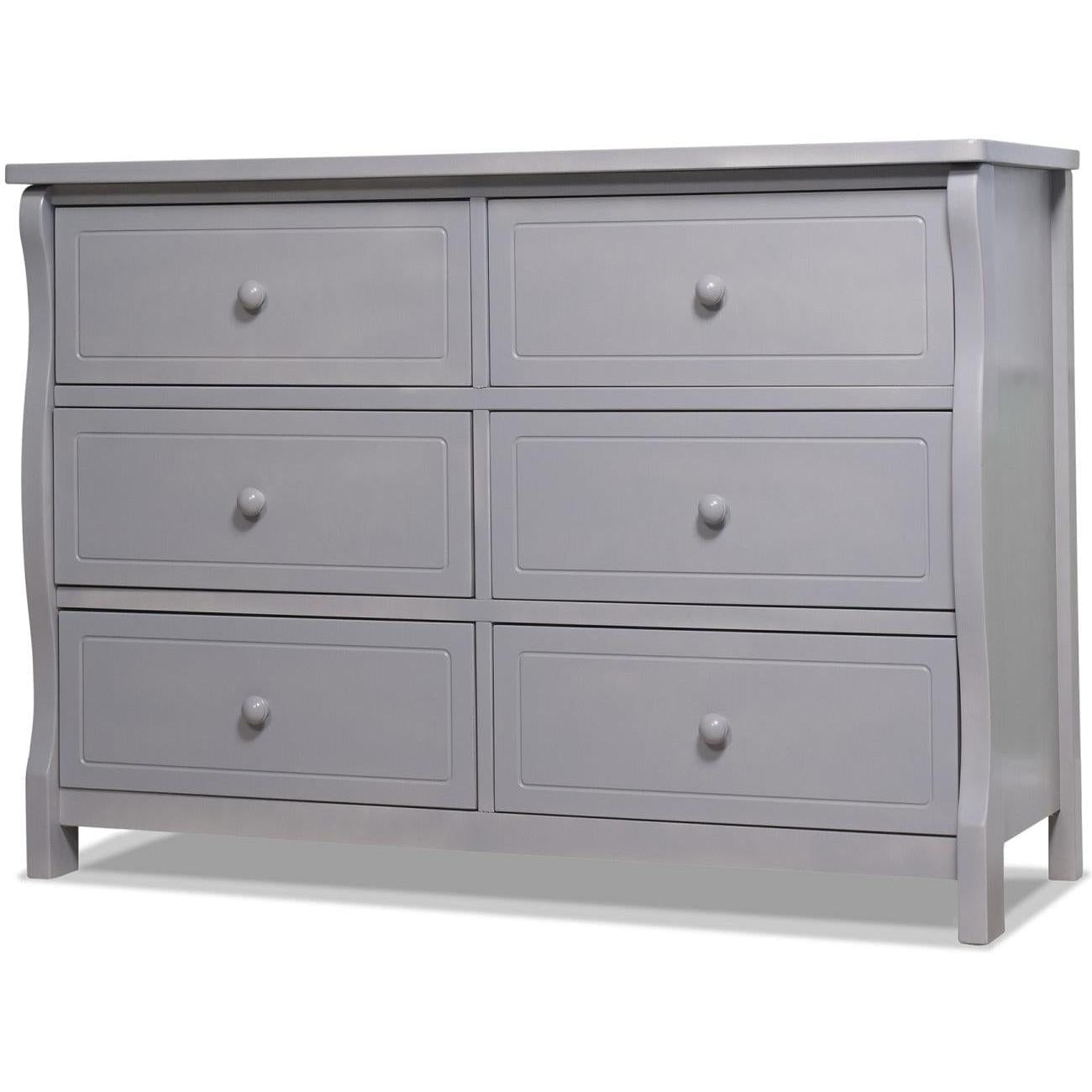 Sorelle Dressers Weathered Gray Sorelle Princeton Elite Double Dresser