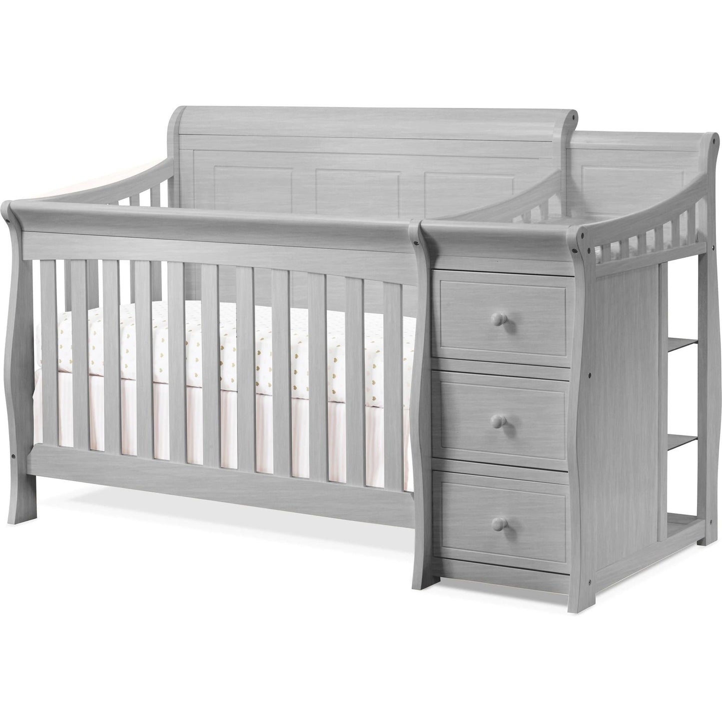 Sorelle Changing Stations Weathered Gray Sorelle Princeton Elite Panel Crib & Changer