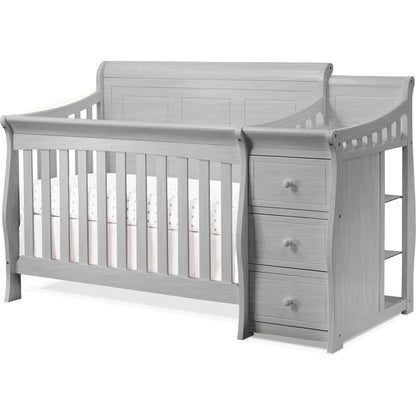 Sorelle Changing Stations Weathered Gray Sorelle Princeton Elite Panel Crib & Changer