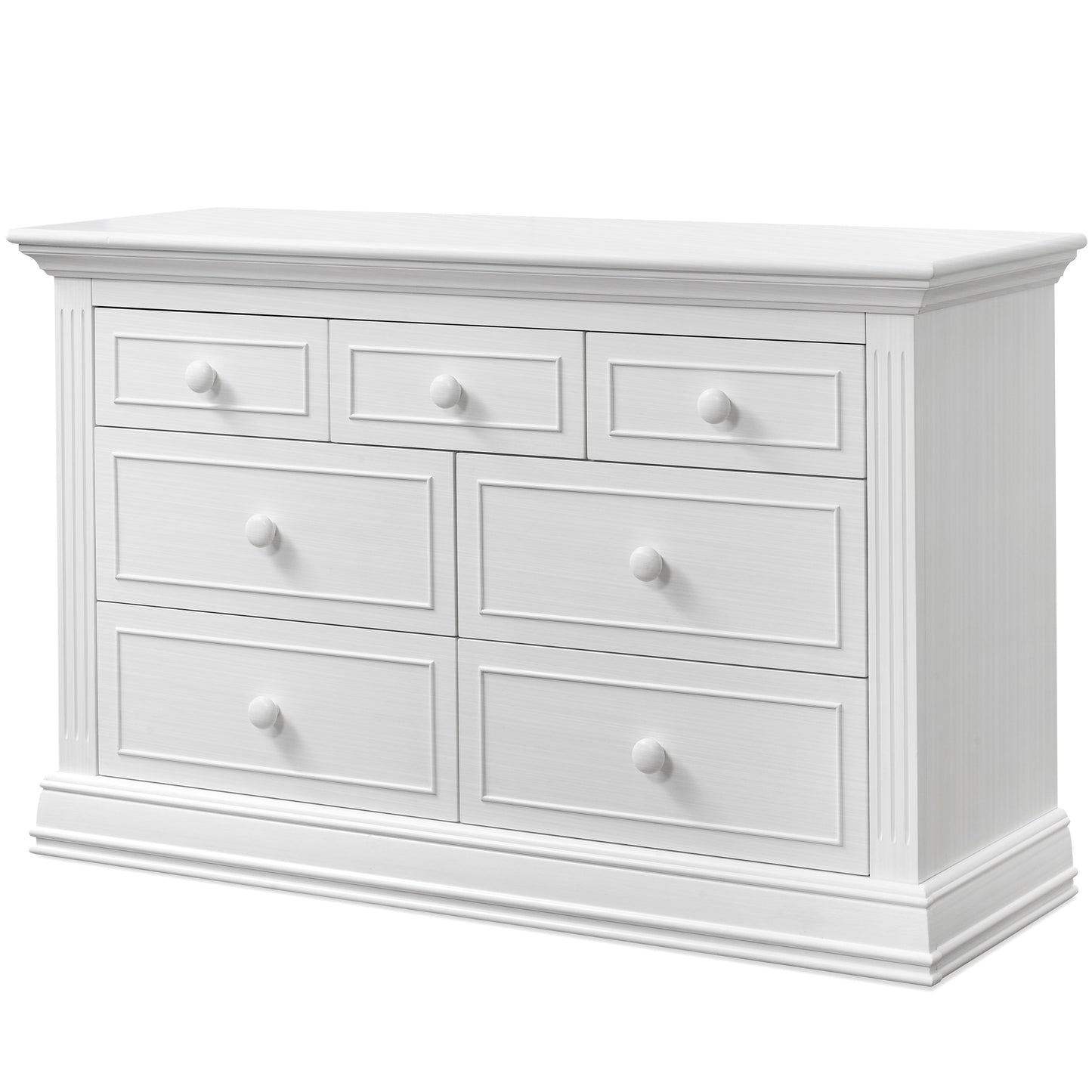 Sorelle Dressers Vintage White Sorelle Providence Double Dresser
