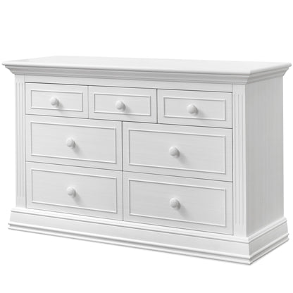 Sorelle Dressers Vintage White Sorelle Providence Double Dresser