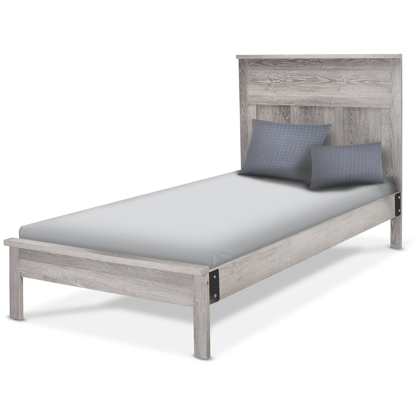 Sorelle Beds - Twin Panel Gray Sorelle Twin Bed