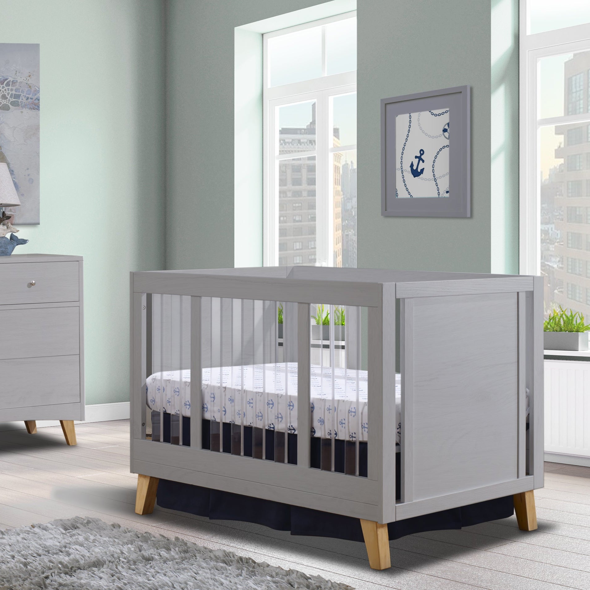 Sorelle Cribs Sorelle Uptown Acrylic Crib