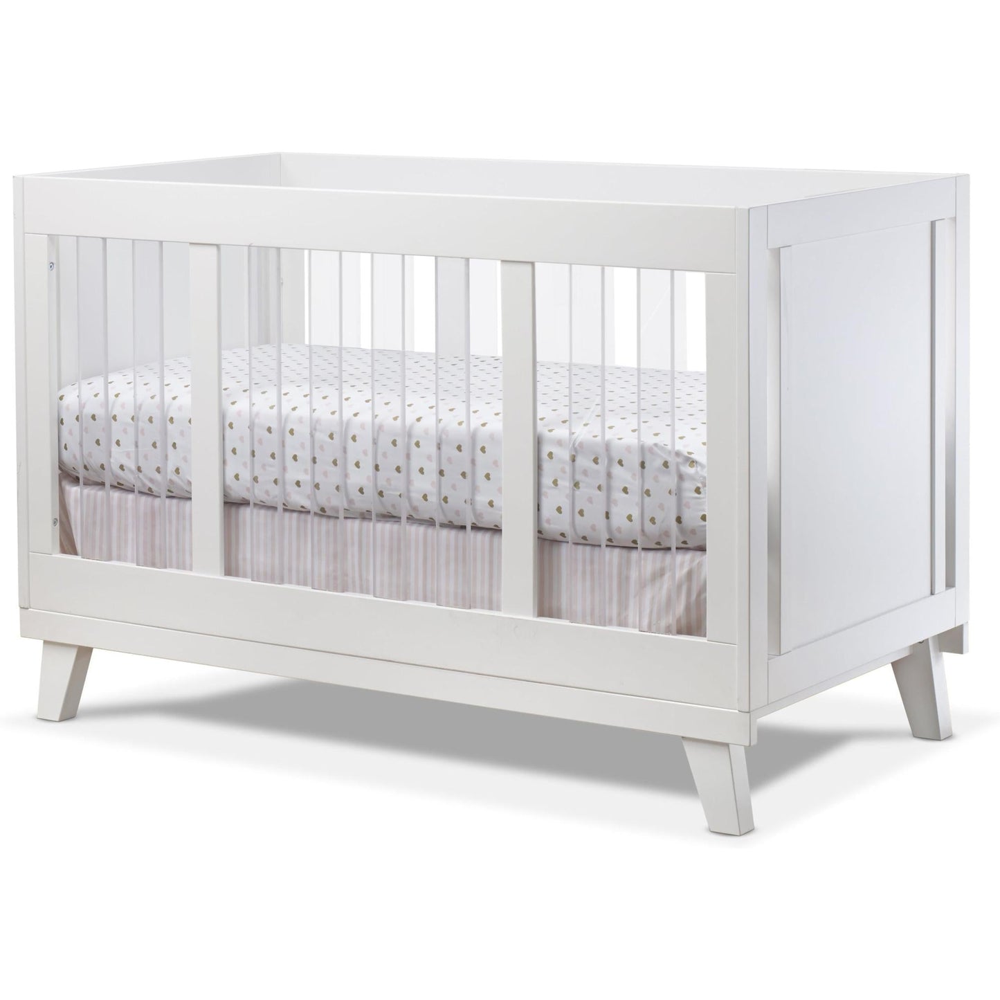 Sorelle Cribs White Sorelle Uptown Acrylic Crib