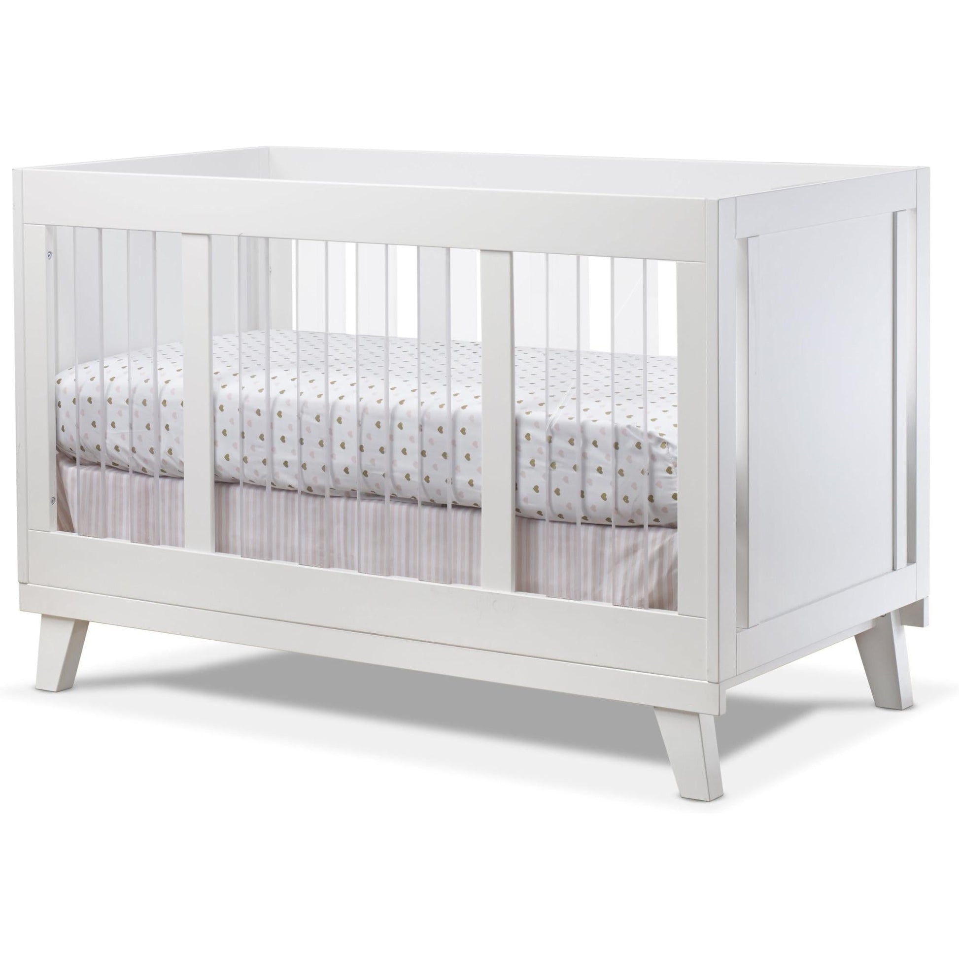 Sorelle Cribs White Sorelle Uptown Acrylic Crib