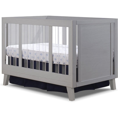 Sorelle Cribs Weathered Gray Sorelle Uptown Acrylic Crib