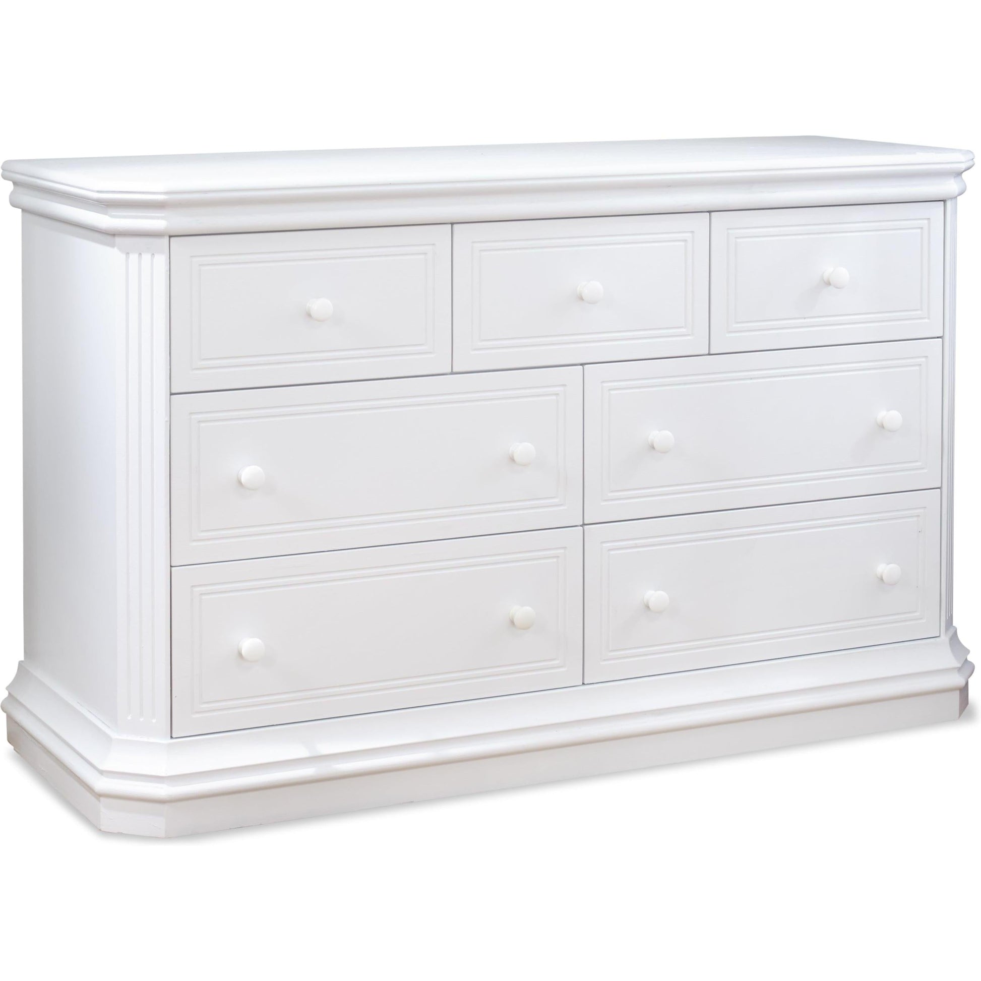 Sorelle Dressers White Sorelle Vista Elite Double Dresser