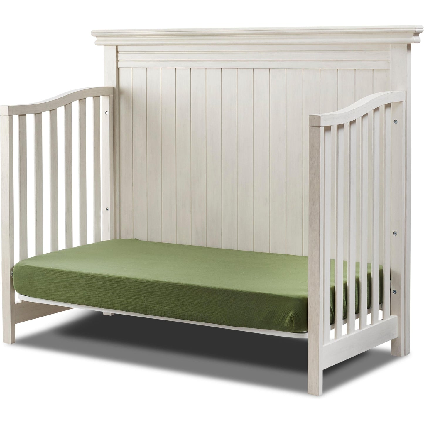 Sorelle Nightstands Brushed Ivory Sorelle Vista Elite Panel Flat-Top 4-In-1 Crib