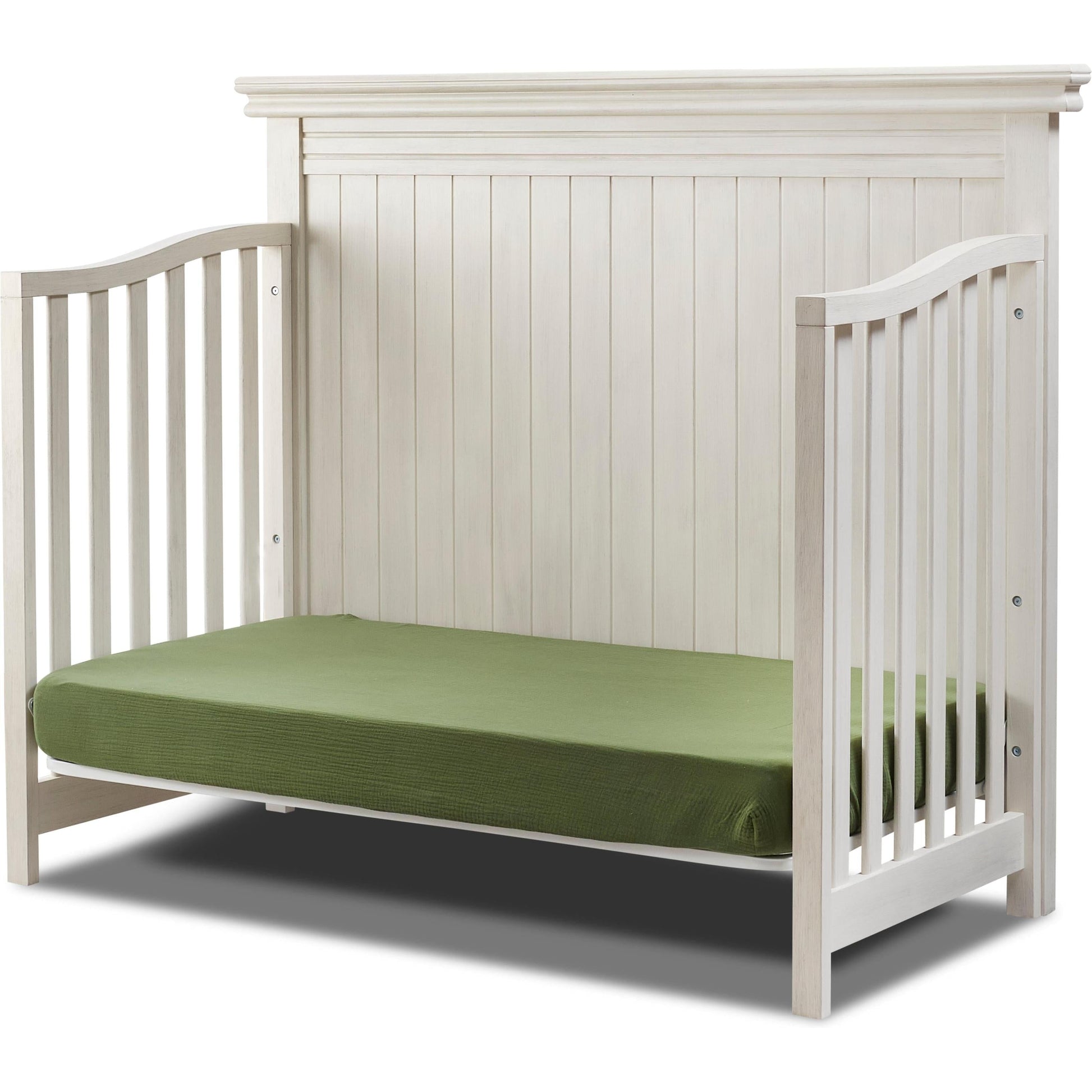 Sorelle Nightstands Brushed Ivory Sorelle Vista Elite Panel Flat-Top 4-In-1 Crib