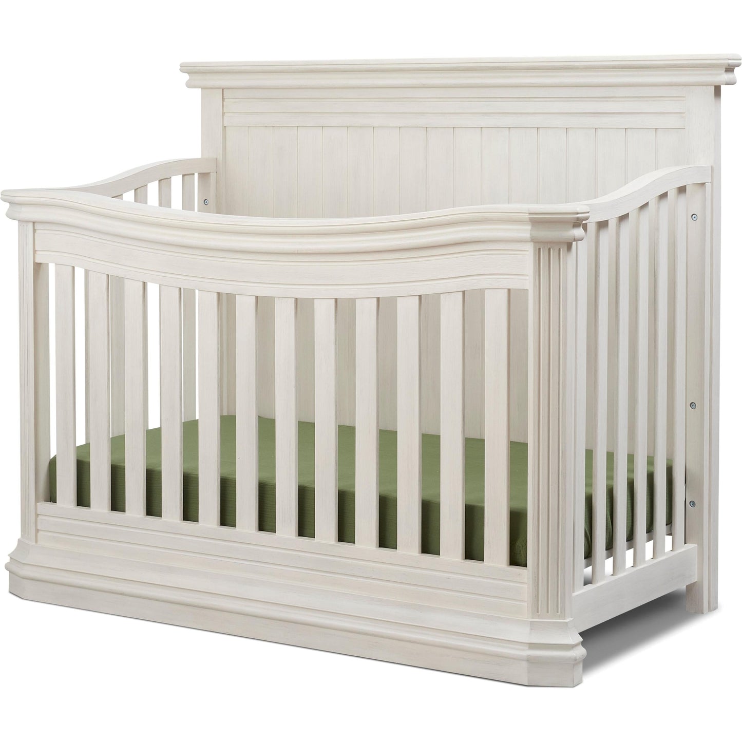 Sorelle Nightstands Brushed Ivory Sorelle Vista Elite Panel Flat-Top 4-In-1 Crib