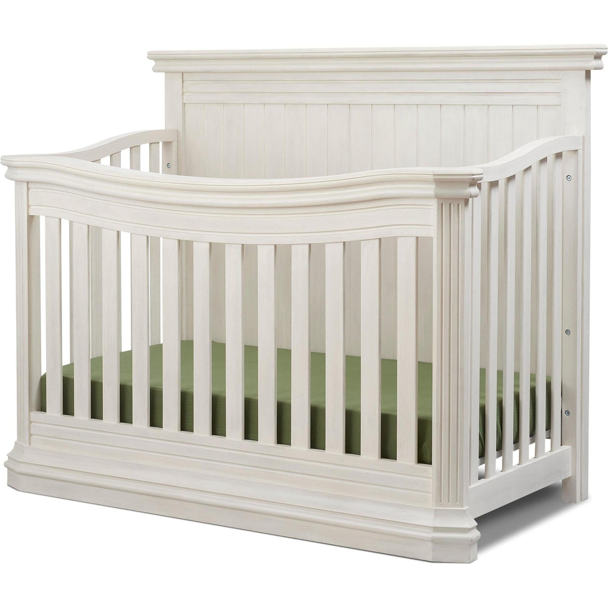 Sorelle Nightstands Brushed Ivory Sorelle Vista Elite Panel Flat-Top 4-In-1 Crib