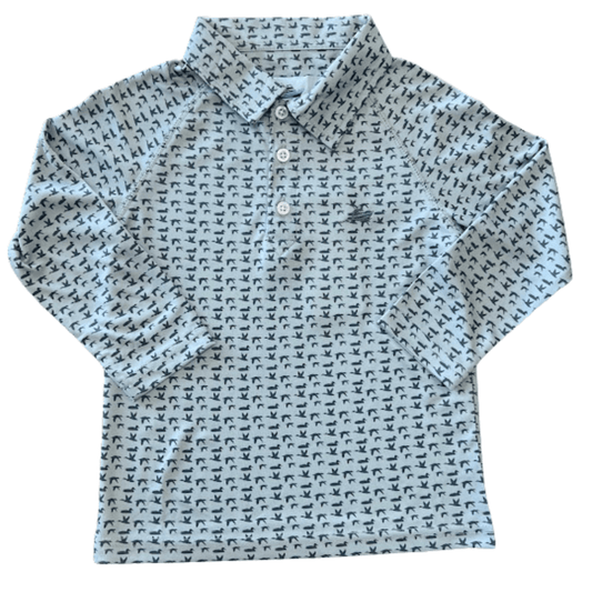 Southbound General Duck Hunting / 2 Toddler Southbound Boys Duck Hunting Long Sleeve Polo