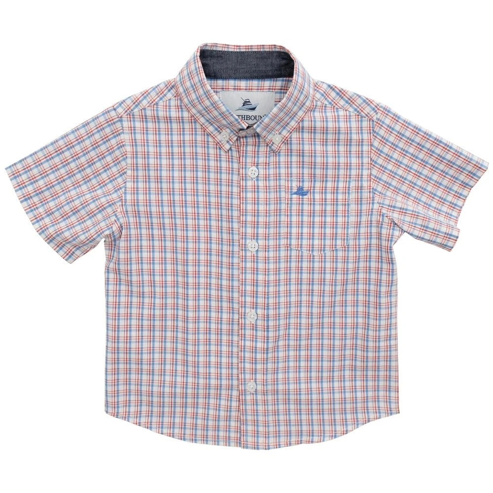 Southbound Boys Short Sleeve Dress Shirt