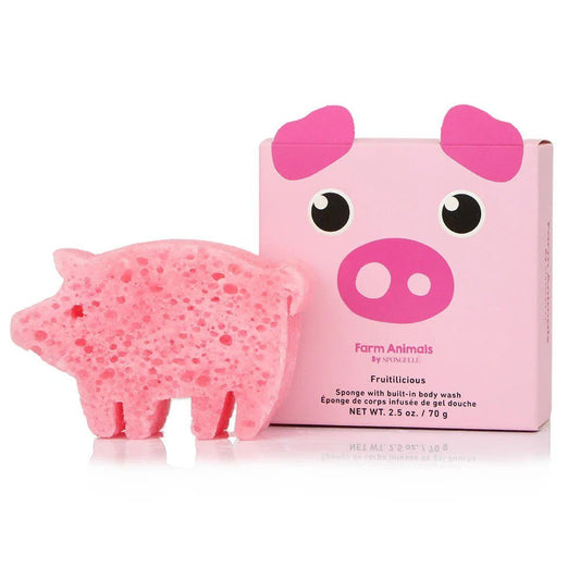 Spongelle Bath Spongelle Farm Animal Sponge Peggy Pig