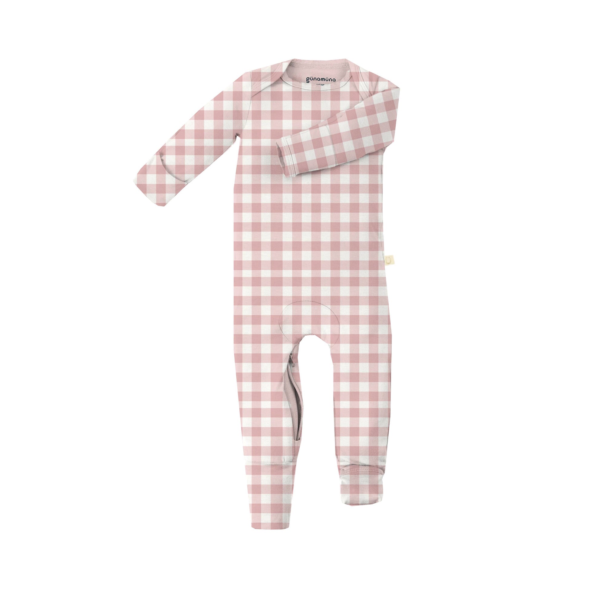 gunamuna Pink gingham / 6-9M SS26 CONVERTIBLE PJ