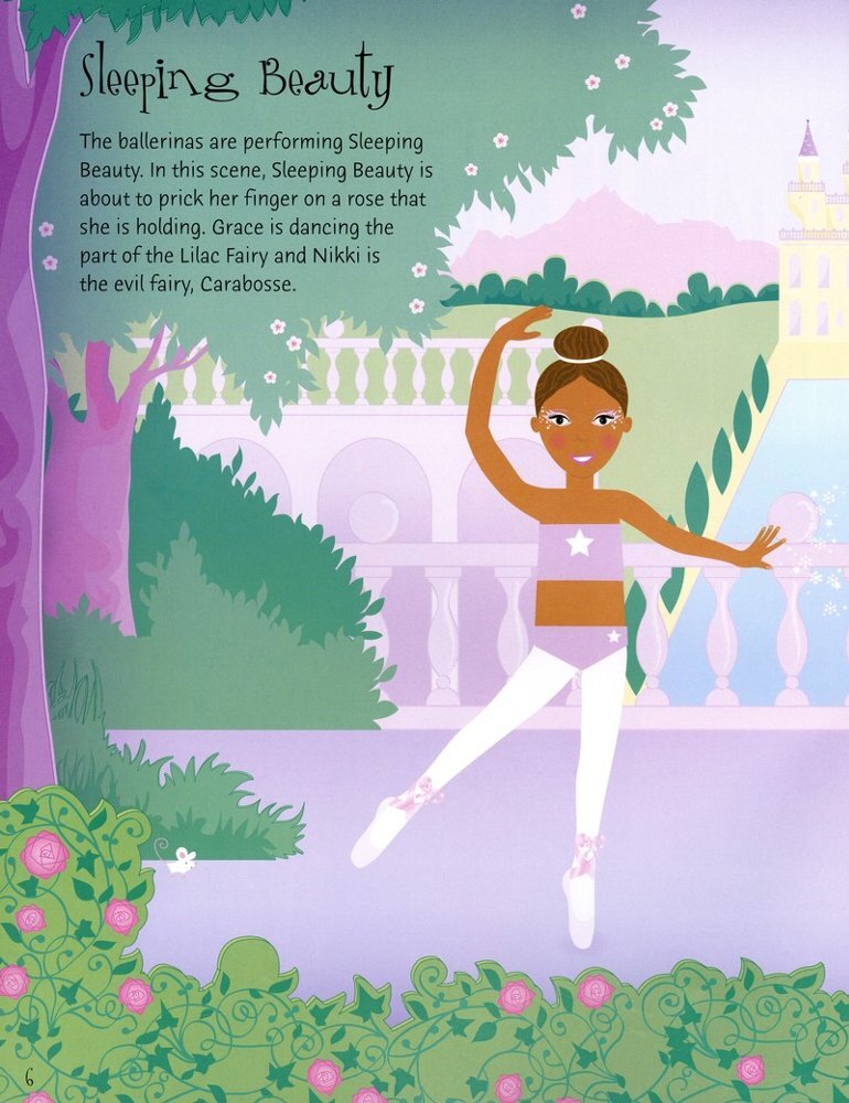 Usborne Sticker Dolly Dressing Ballerinas