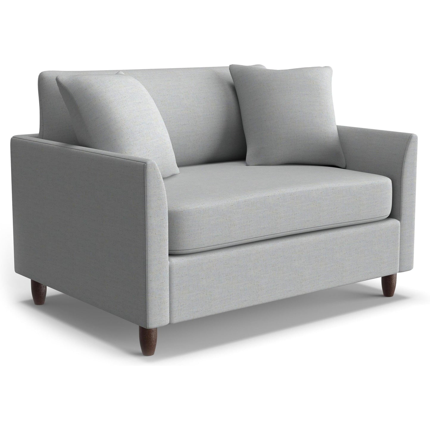 Best Chairs Gliders & Rockers 28562 Oxford / Standard / Dark Walnut Storytime Bayment Chair & A Half with Twin Sleeper