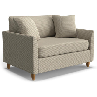 Best Chairs Gliders & Rockers 27919 Wool / Standard / Honey Birch Storytime Bayment Chair & A Half with Twin Sleeper