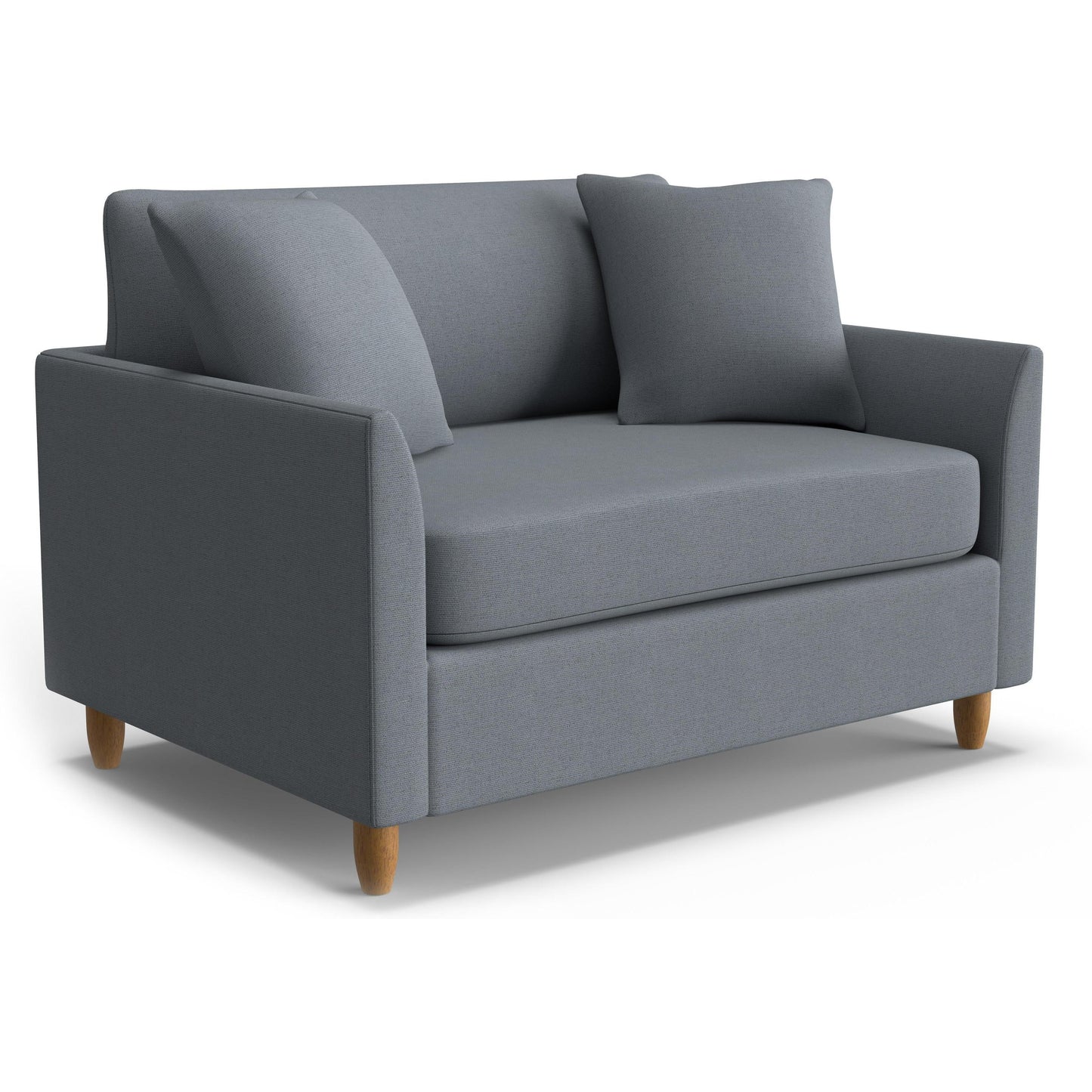 Best Chairs Gliders & Rockers 26942 Cape / Standard / Honey Birch Storytime Bayment Chair & A Half with Twin Sleeper