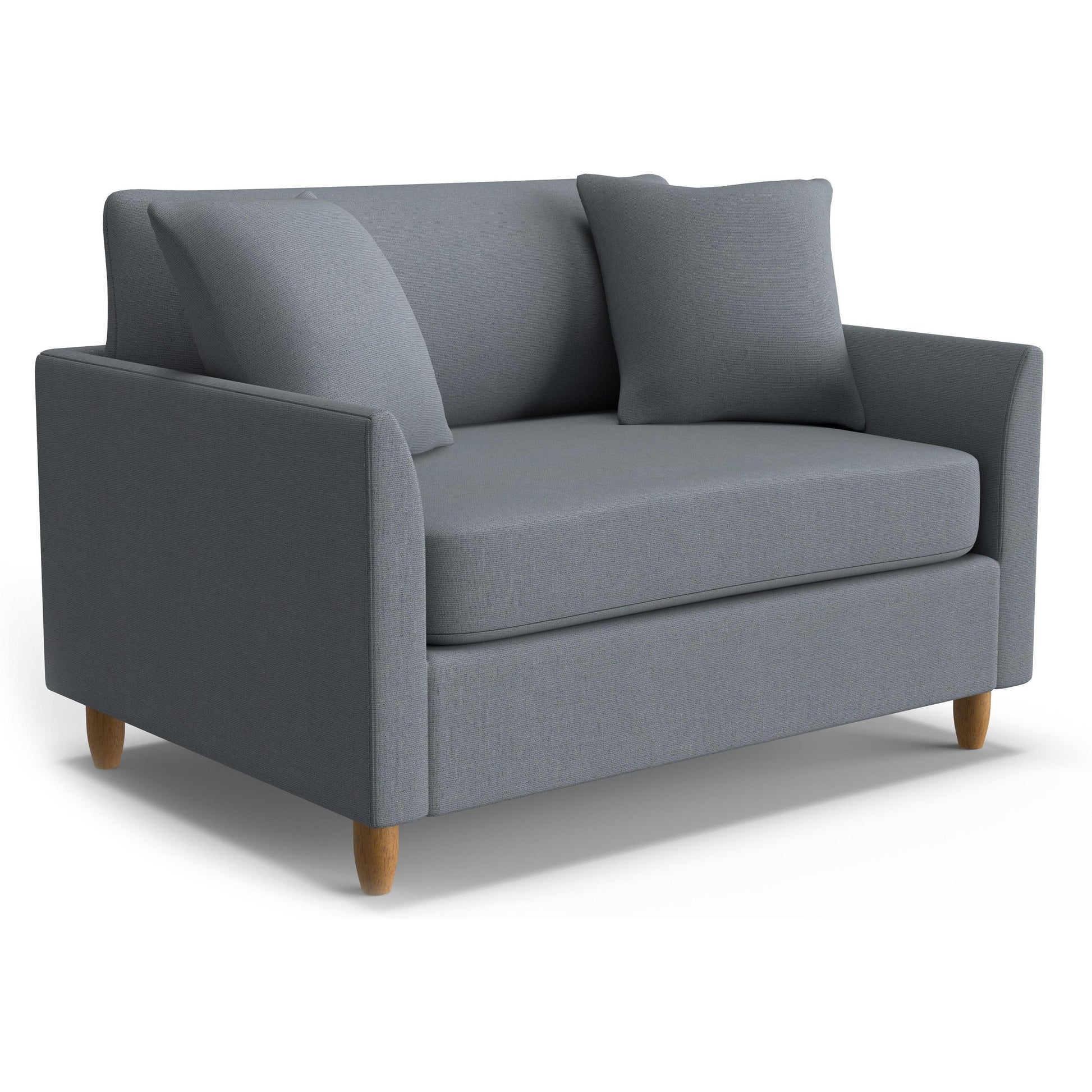 Best Chairs Gliders & Rockers 26942 Cape / Standard / Honey Birch Storytime Bayment Chair & A Half with Twin Sleeper