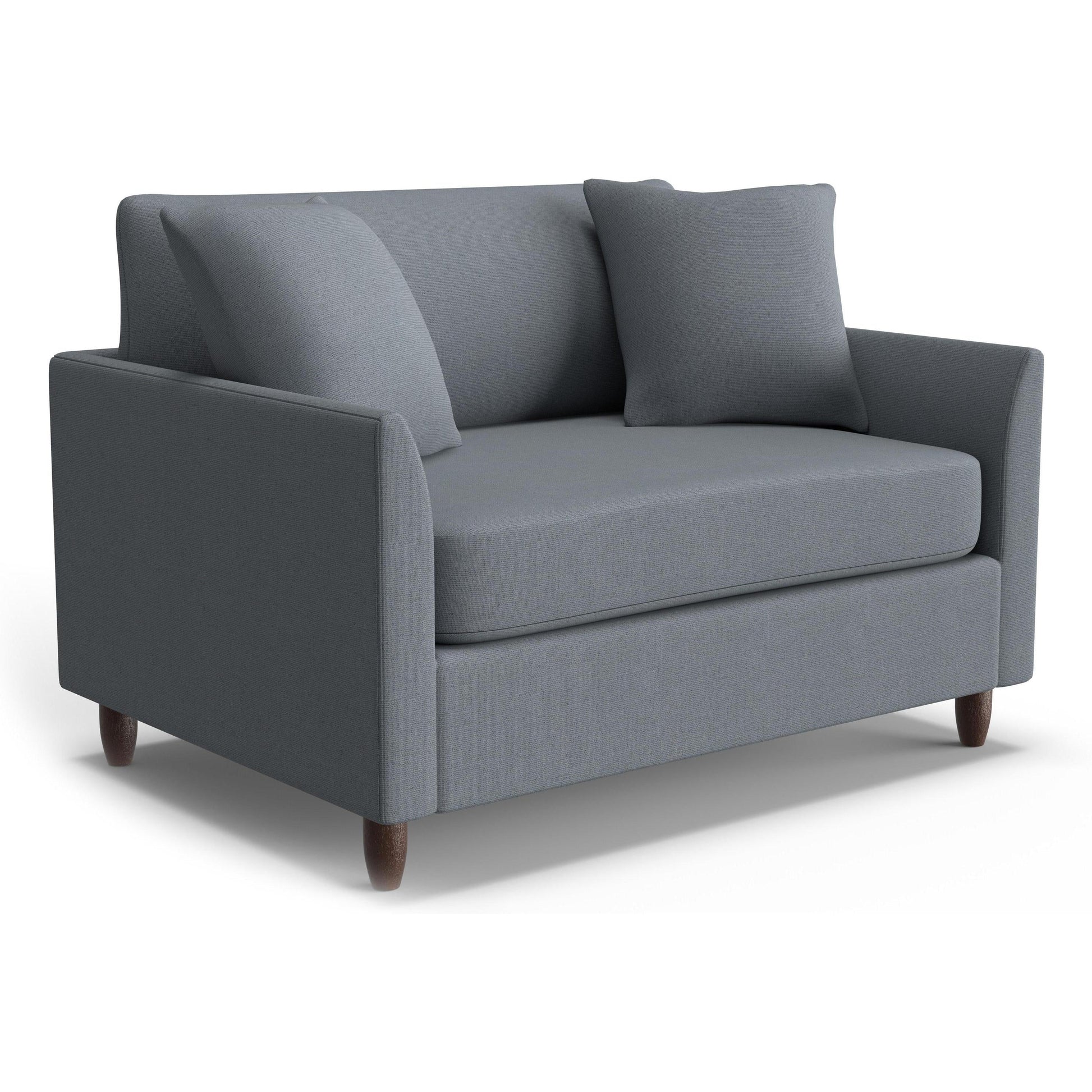 Best Chairs Gliders & Rockers 26942 Cape / Standard / Dark Walnut Storytime Bayment Chair & A Half with Twin Sleeper