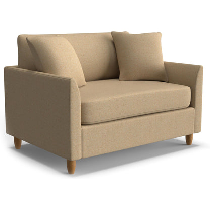 Best Chairs Gliders & Rockers 25029 Tan / Standard / Honey Birch Storytime Bayment Chair & A Half with Twin Sleeper