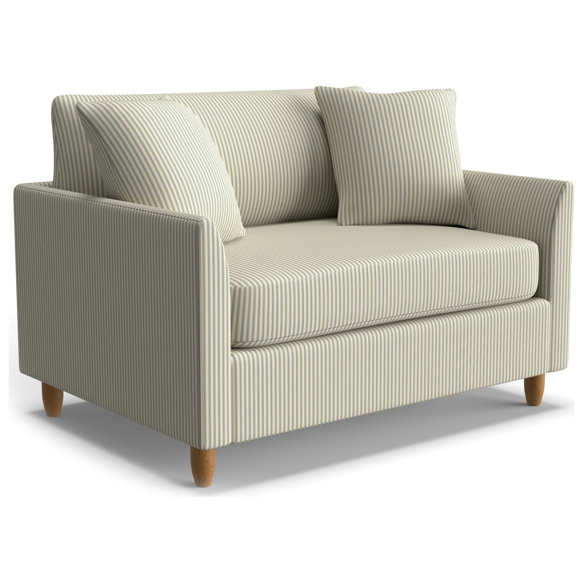 Best Chairs Gliders & Rockers 23942 Cottage / Standard / Honey Birch Storytime Bayment Chair & A Half with Twin Sleeper