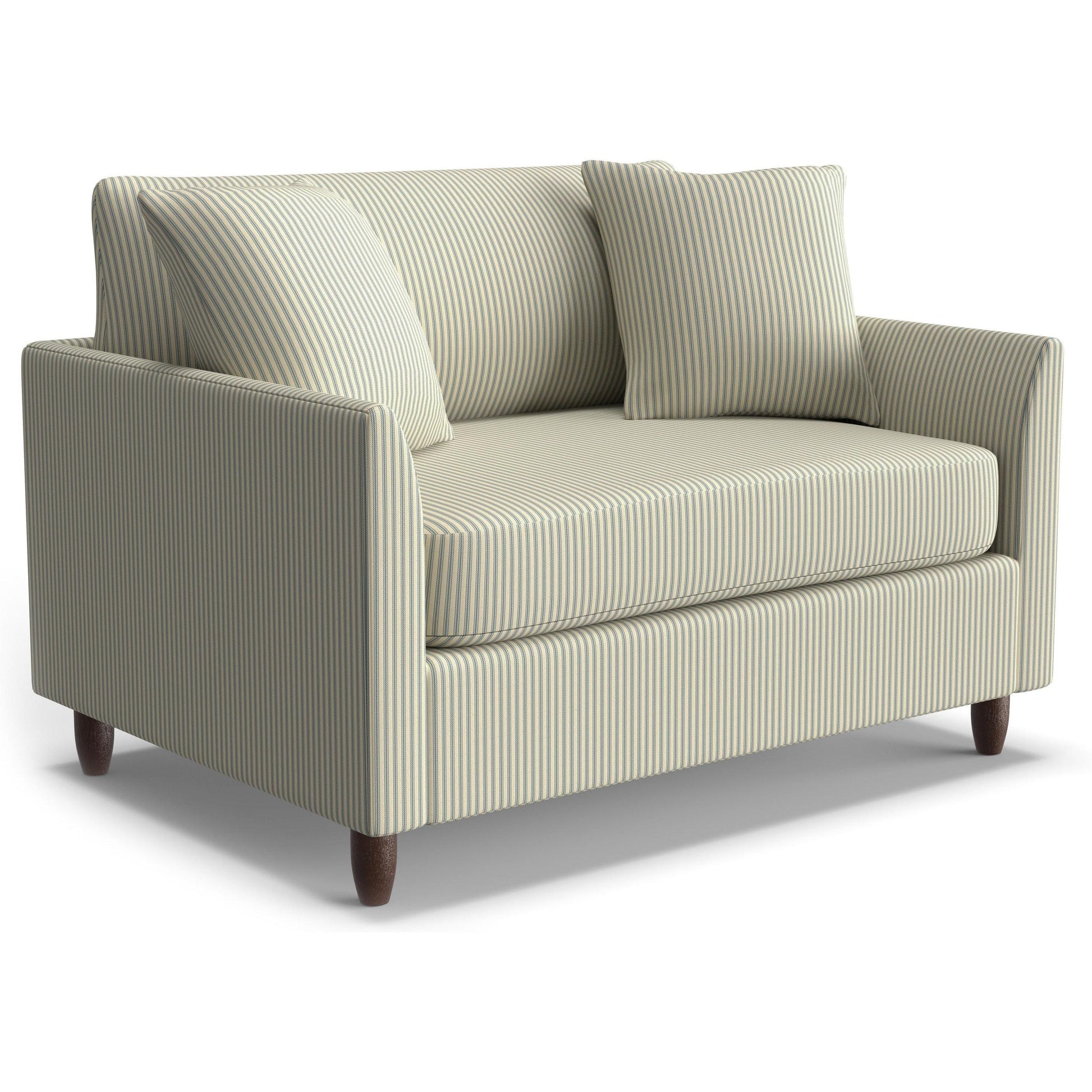 Best Chairs Gliders & Rockers 23942 Cottage / Standard / Dark Walnut Storytime Bayment Chair & A Half with Twin Sleeper