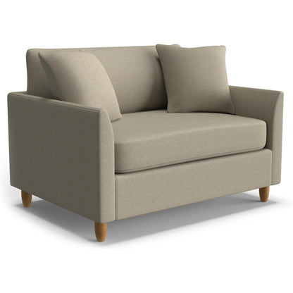 Best Chairs Gliders & Rockers 21559 Tusk / Standard / Honey Birch Storytime Bayment Chair & A Half with Twin Sleeper