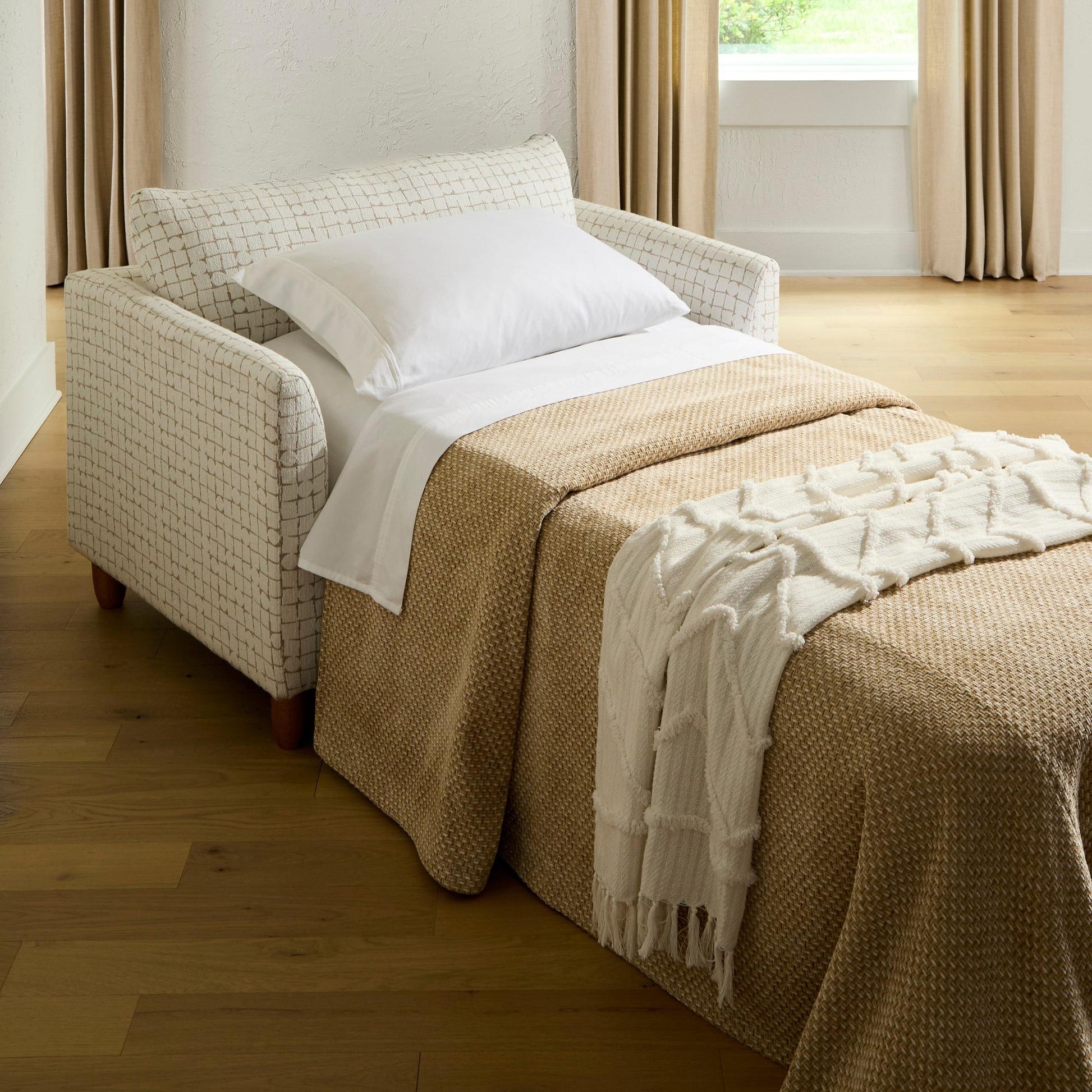 Best Chairs Gliders & Rockers Storytime Bayment Chair & A Half with Twin Sleeper