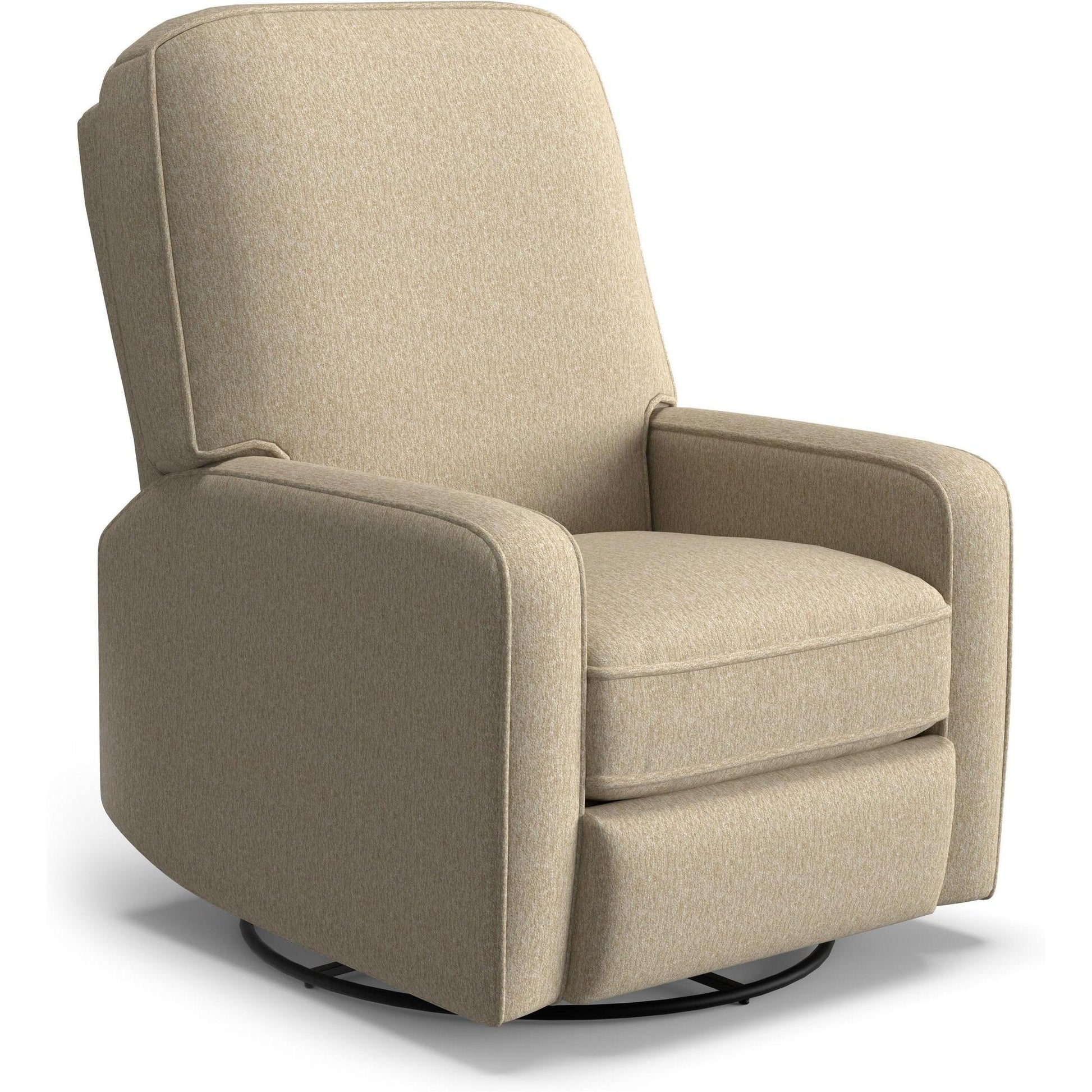 Best Chairs Gliders & Rockers 28629 Linen / Manual Storytime Bilana Swivel Glider Recliner