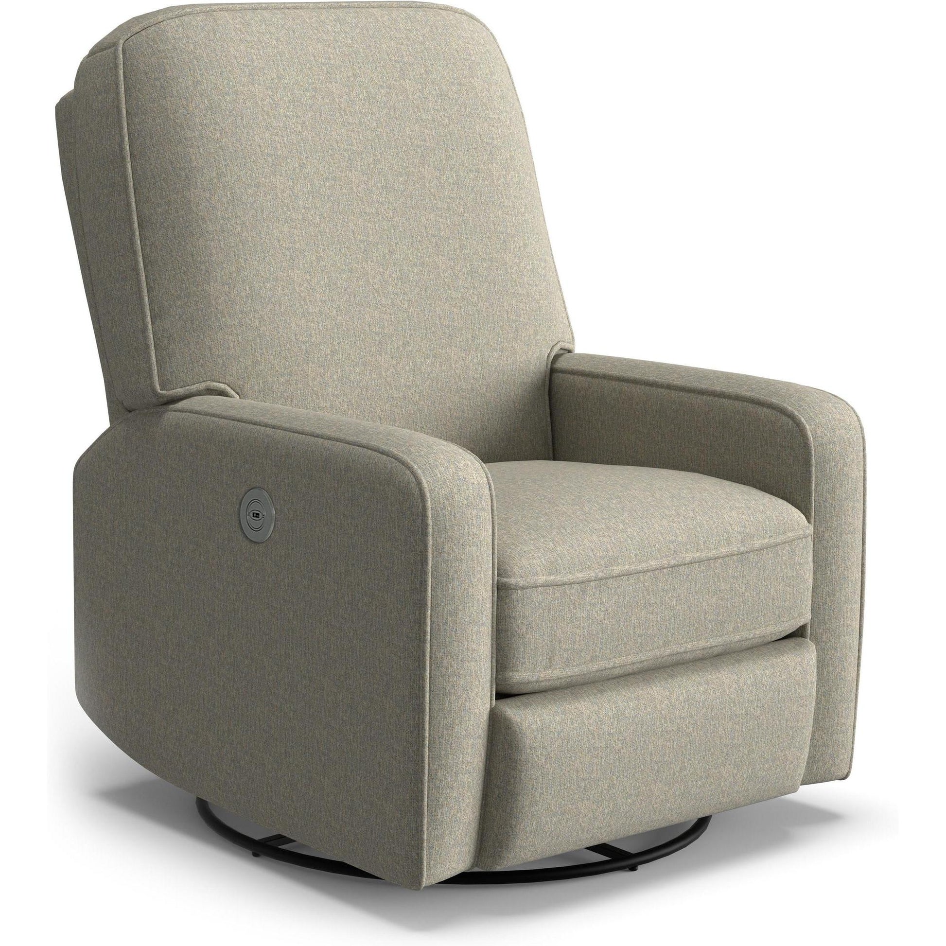 Best Chairs Gliders & Rockers 28622 Cloud / Power with USB Storytime Bilana Swivel Glider Recliner