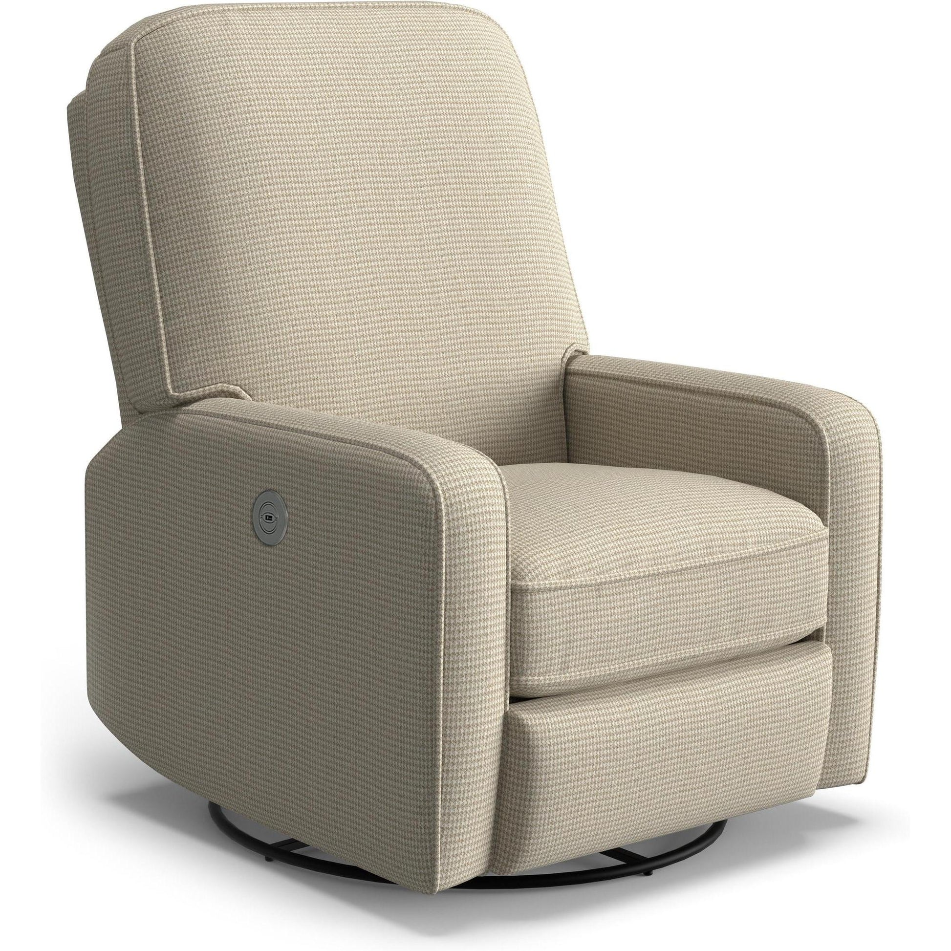 Best Chairs Gliders & Rockers 27919 Wool / Power with USB Storytime Bilana Swivel Glider Recliner