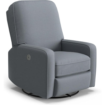 Best Chairs Gliders & Rockers 26942 Cape / Power with USB Storytime Bilana Swivel Glider Recliner