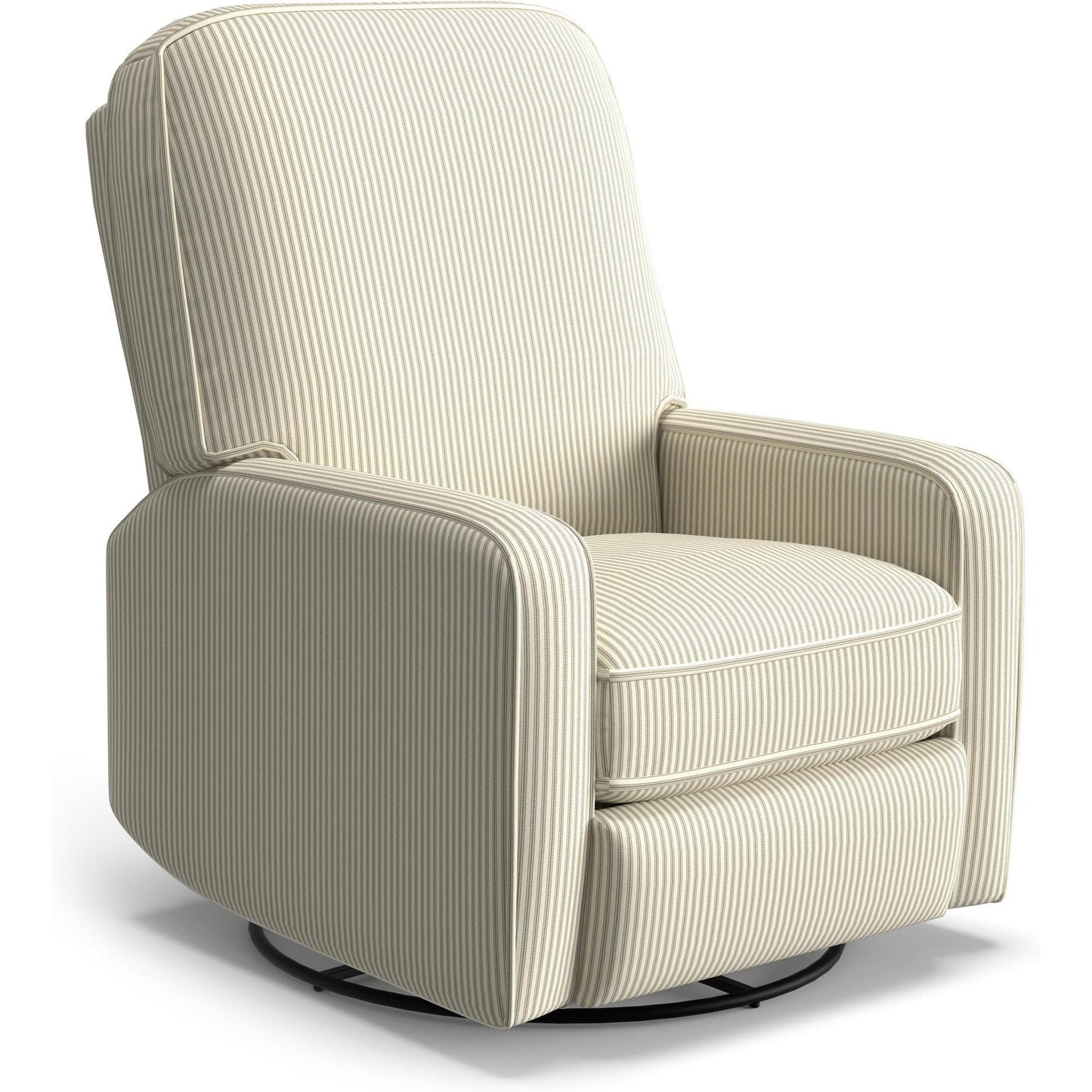 Best Chairs Gliders & Rockers 23949 Muslin / Manual Storytime Bilana Swivel Glider Recliner