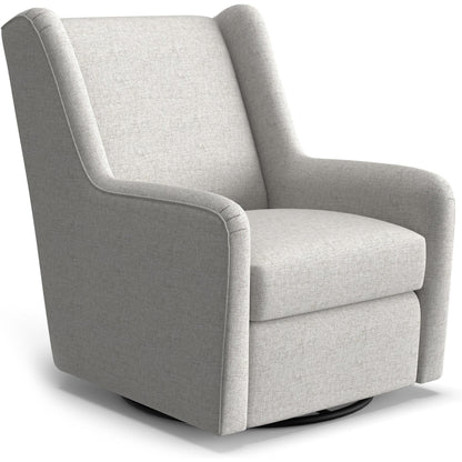 Best Chairs Gliders & Rockers 26947D Fog Storytime Brianna Swivel Glider