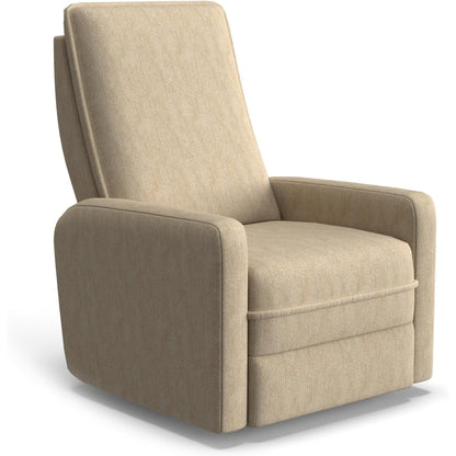 Best Chairs Gliders & Rockers 26519 Linen / Manual Storytime Calli Swivel Glider Recliner
