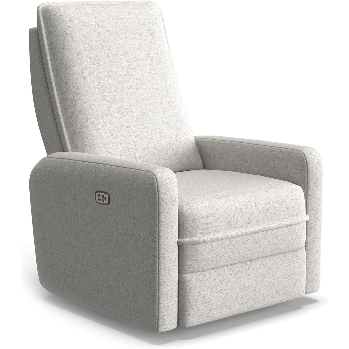 Best Chairs Gliders & Rockers 26947D Fog / With Power Tilt Headrest Storytime Calli Swivel Glider Recliner