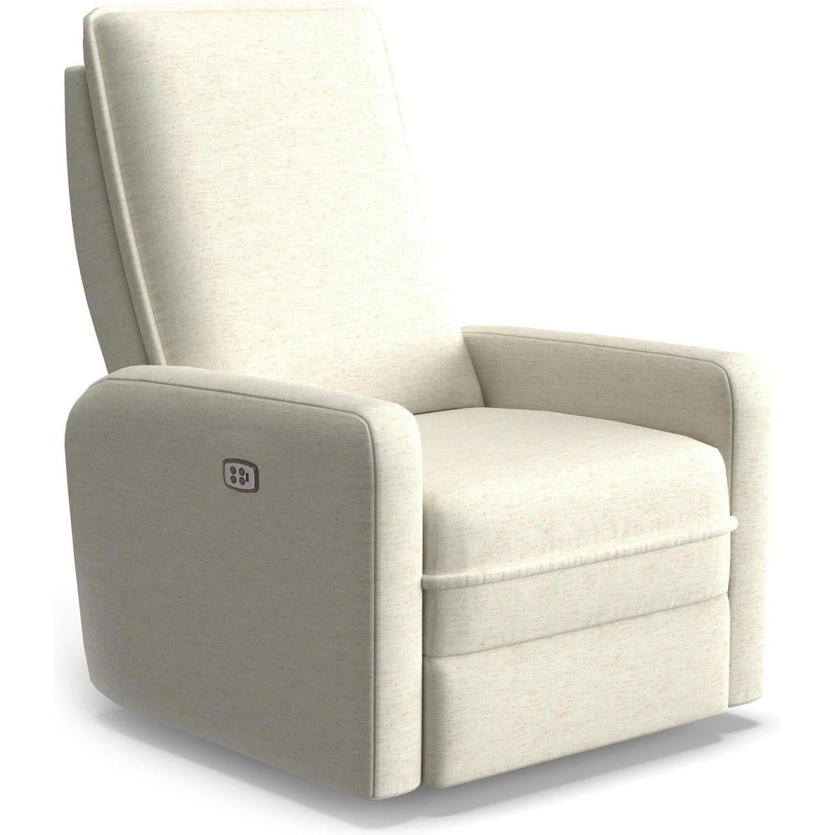 Best Chairs Gliders & Rockers 28567 Snow / With Power Tilt Headrest Storytime Calli Swivel Glider Recliner