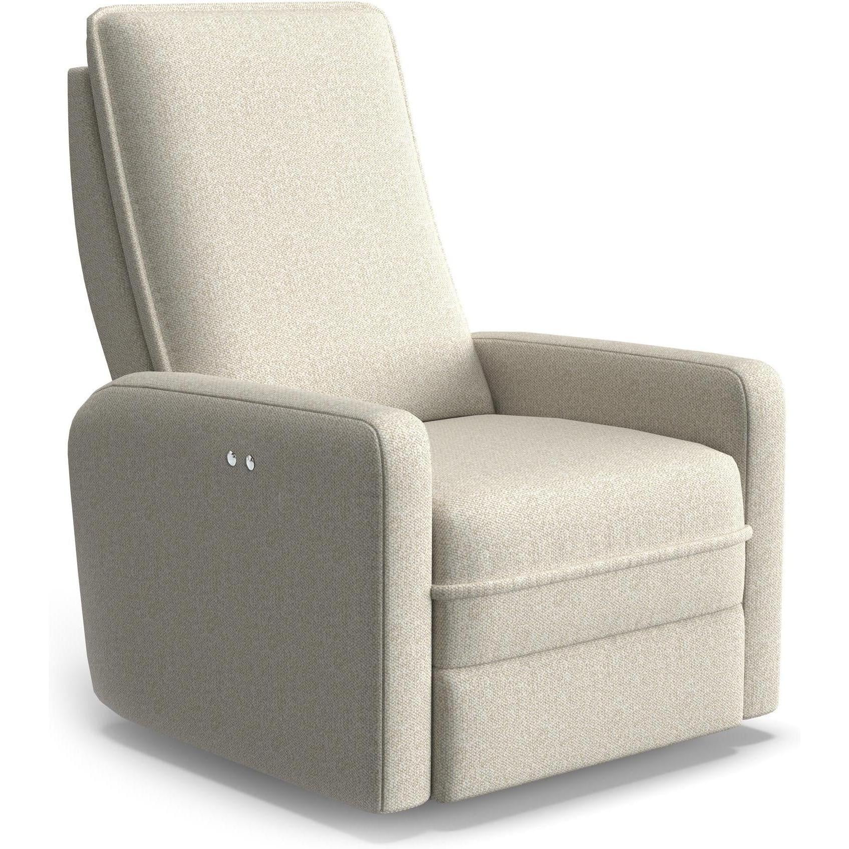 Best Chairs Gliders & Rockers 28623 Pebble / Powered Storytime Calli Swivel Glider Recliner