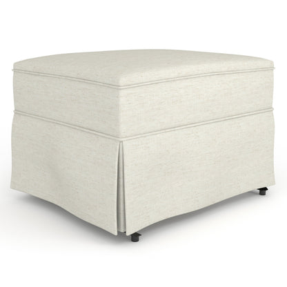 Best Chairs Ottomans 28567 Snow Storytime Glide Ottoman for Natasha & Quinn Gliders